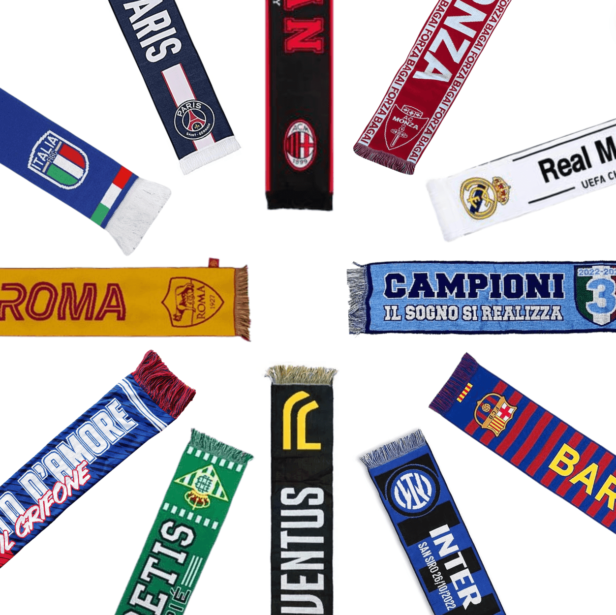 Football Scarves Box - RIVINTAGEKILO